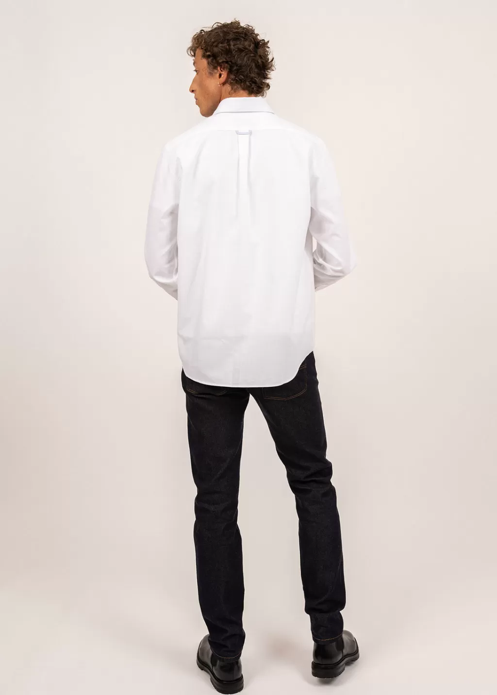 Store Saint James Amboise long sleeve shirt Blanc