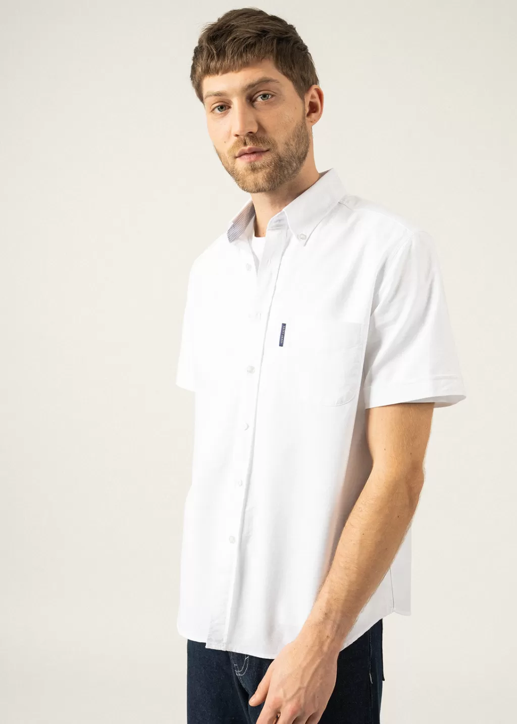 Online Saint James Amboise short sleeve shirt Blanc