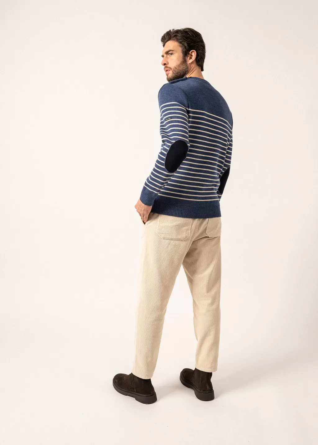 Sale Saint James Binic striped sailor jumper Jean/ecru/marine