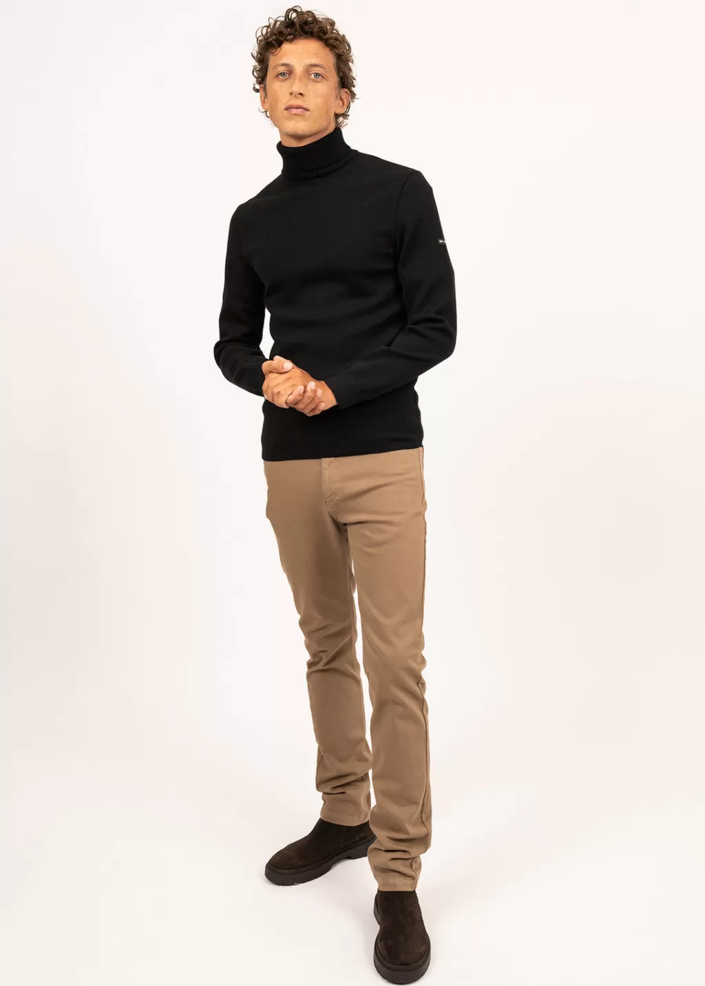 Online Saint James Bretagne turtleneck jumper Noir