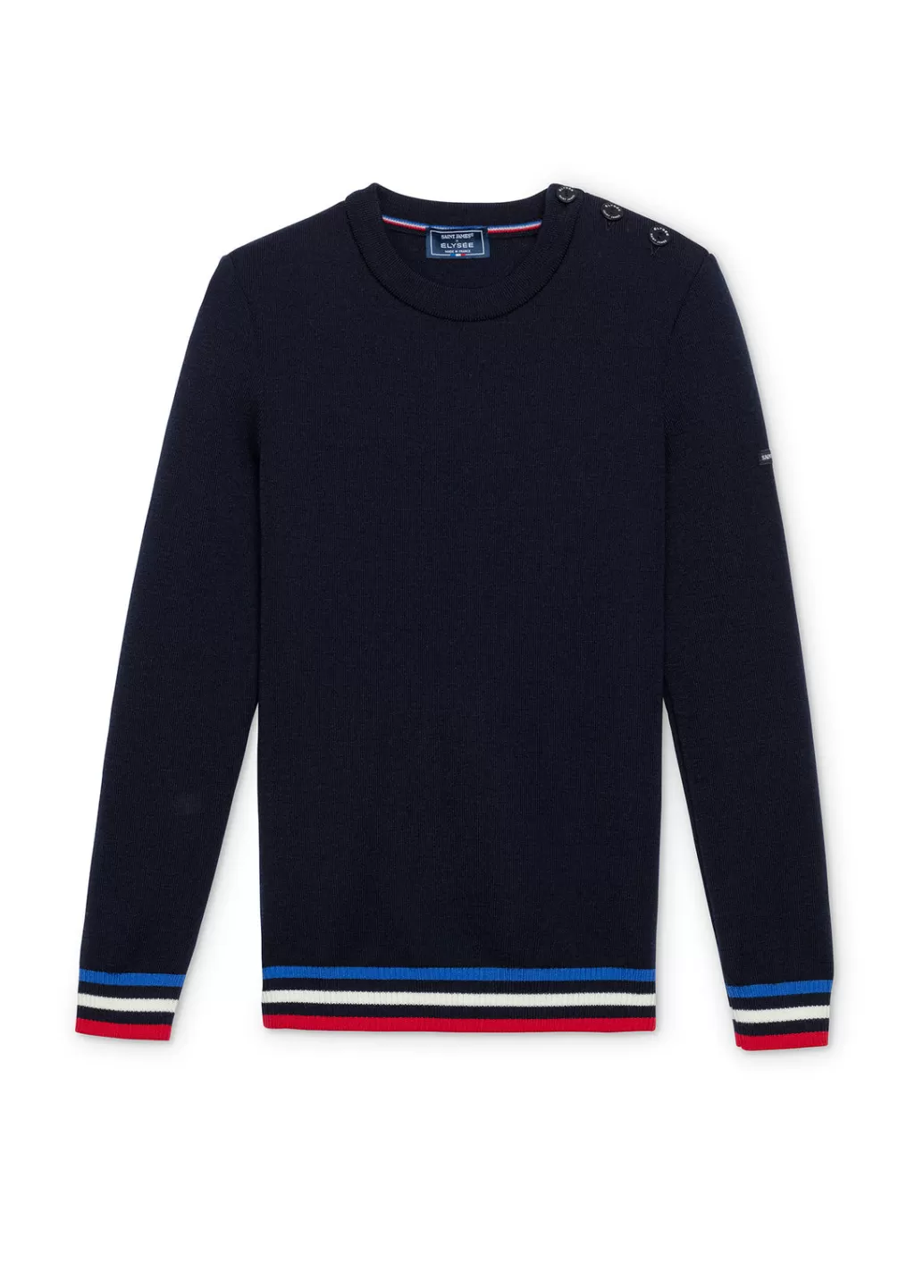 Best Sale Saint James Brégançon sailor jumper Navy