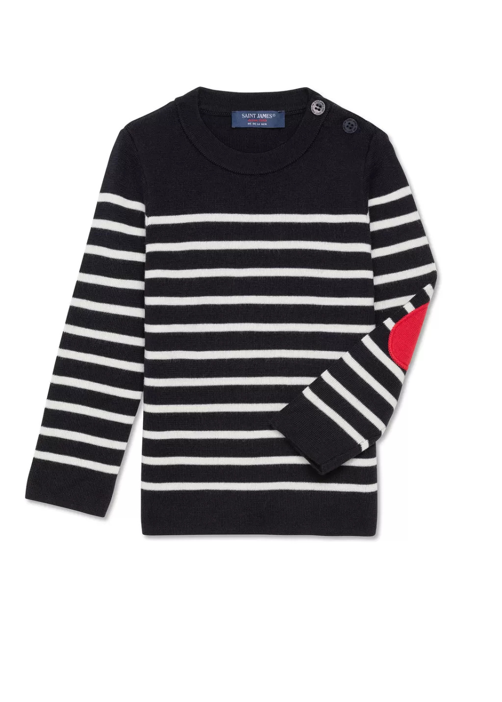 Shop Saint James Brégançon sailor jumper for children