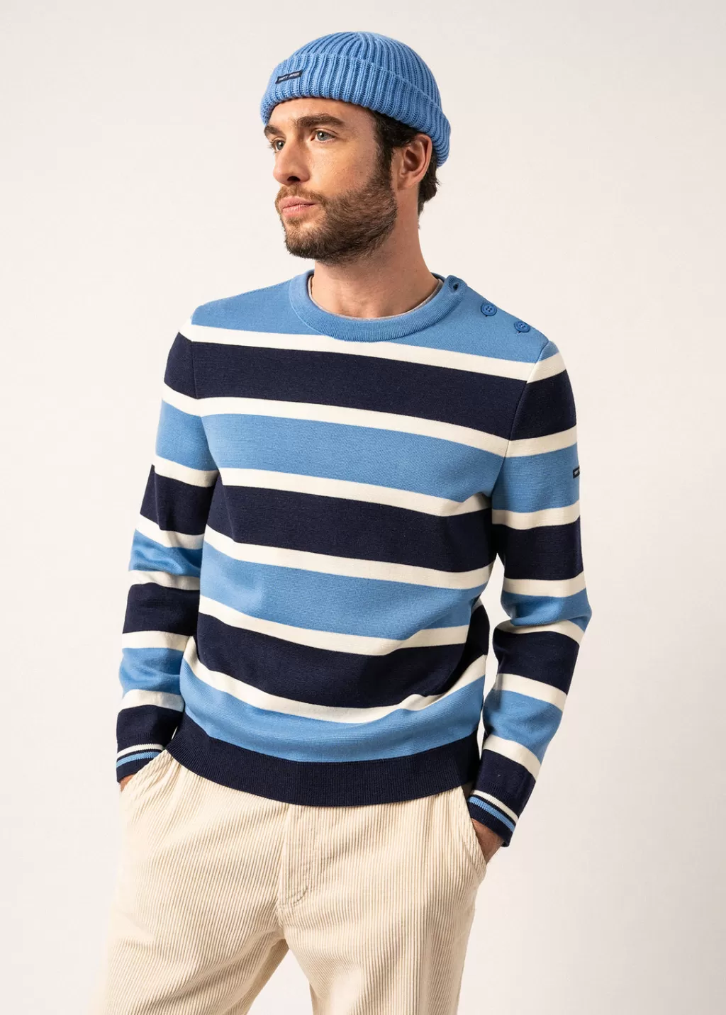 Hot Saint James Cancale Campus Sailor Jumper Oxygene/insigne/ecume