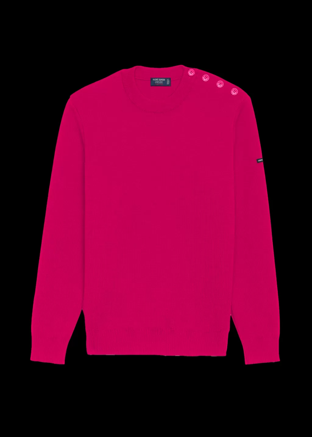 Online Saint James Cancale sailor jumper Magentapop/magenta