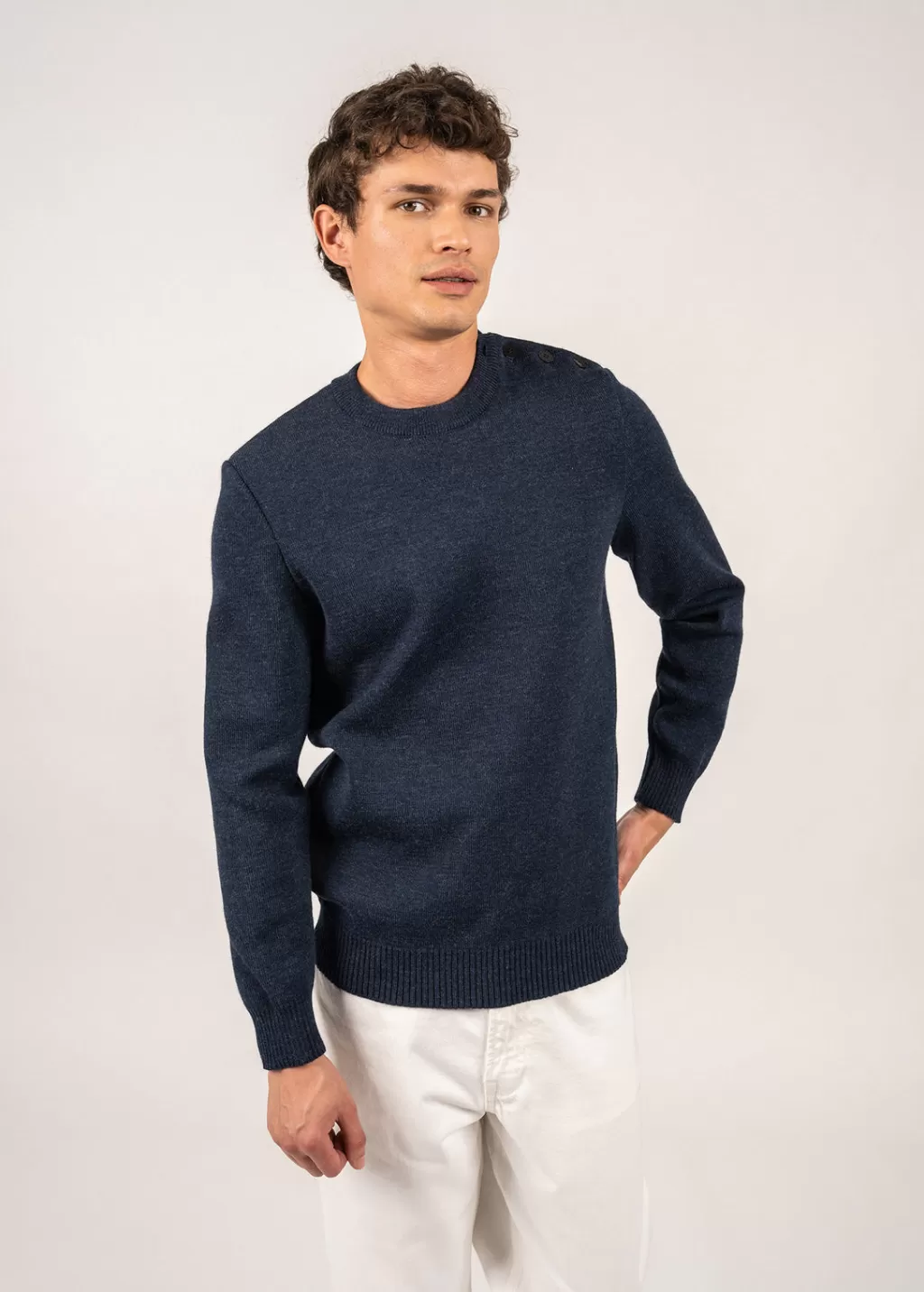 Outlet Saint James Cancale sailor jumper Bleuchine