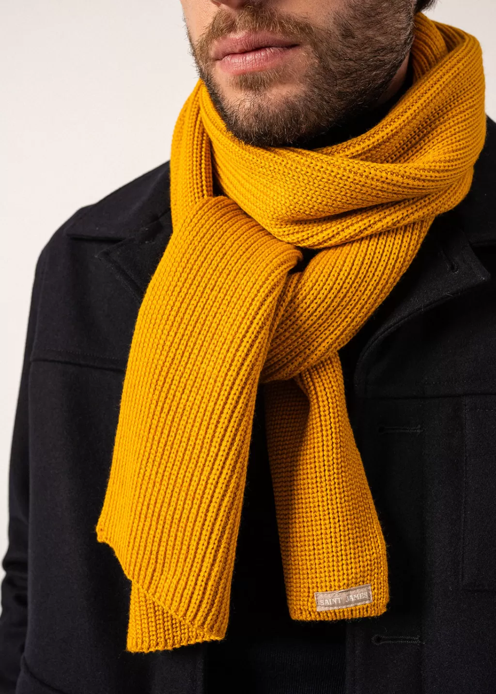 Outlet Saint James Canoe scarf Ambre