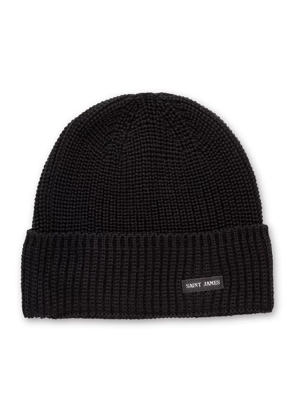 New Saint James Canot turn-up hat Noir