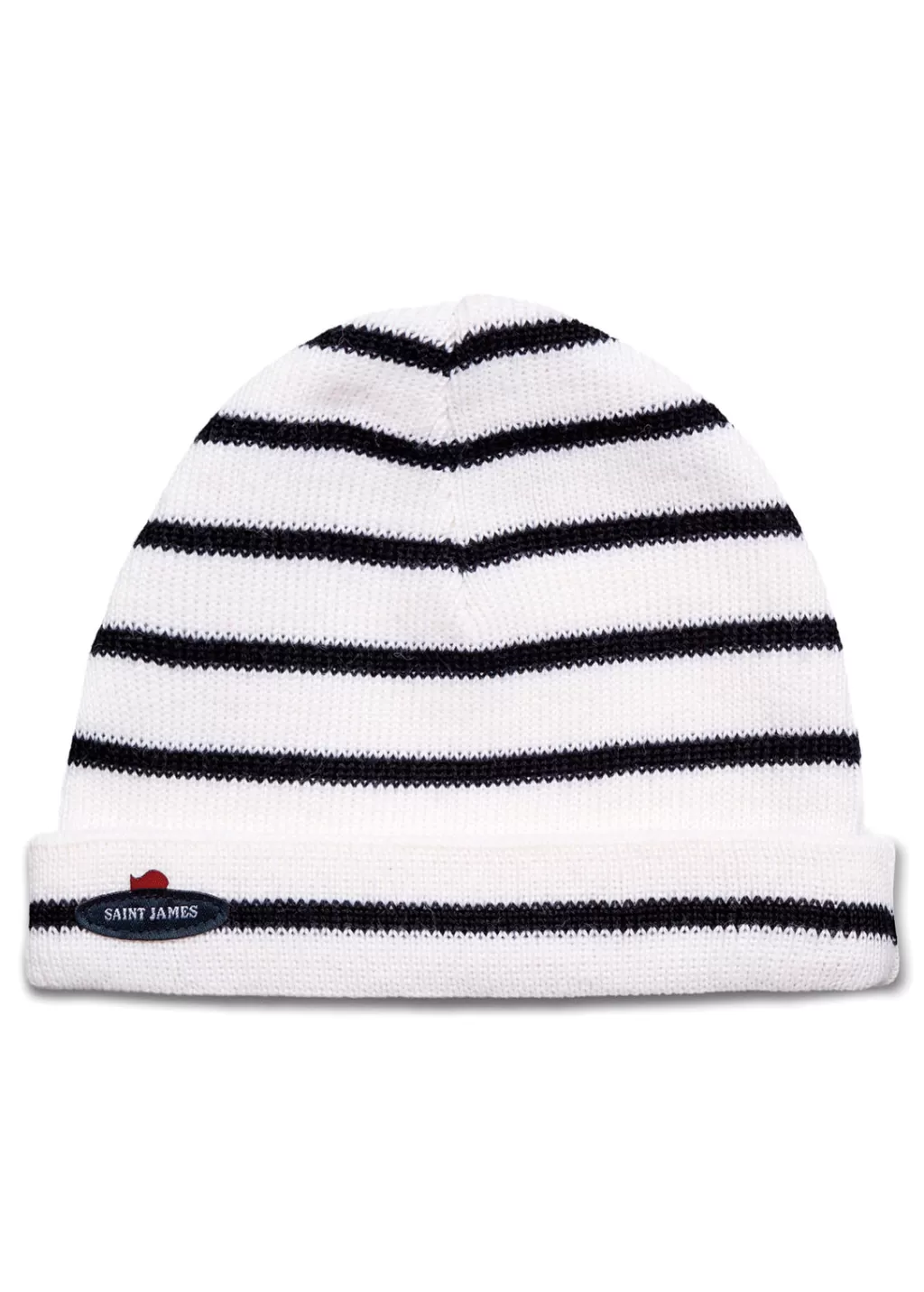 Sale Saint James Cartier sailor hat for kids Ecume/navy