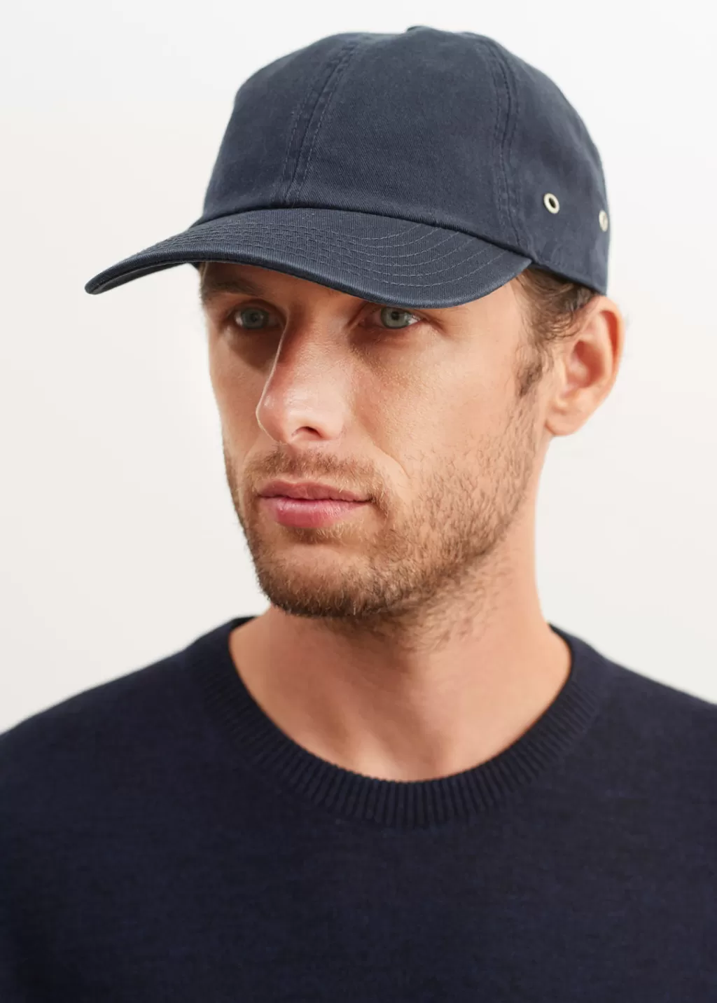 Discount Saint James Classic cap Marine