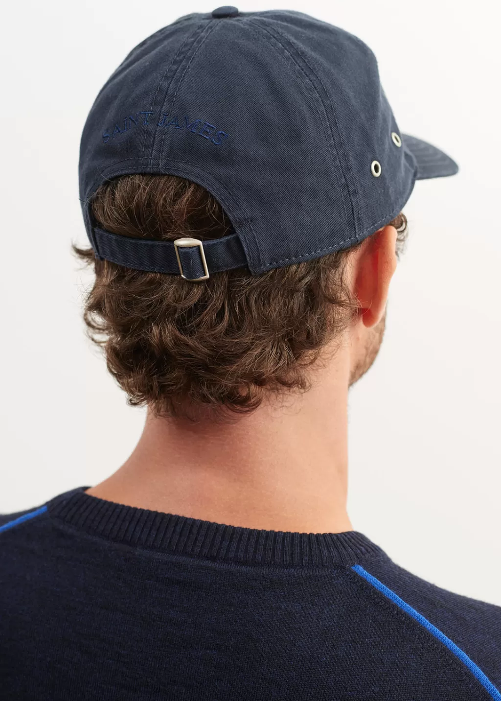 Discount Saint James Classic cap Marine