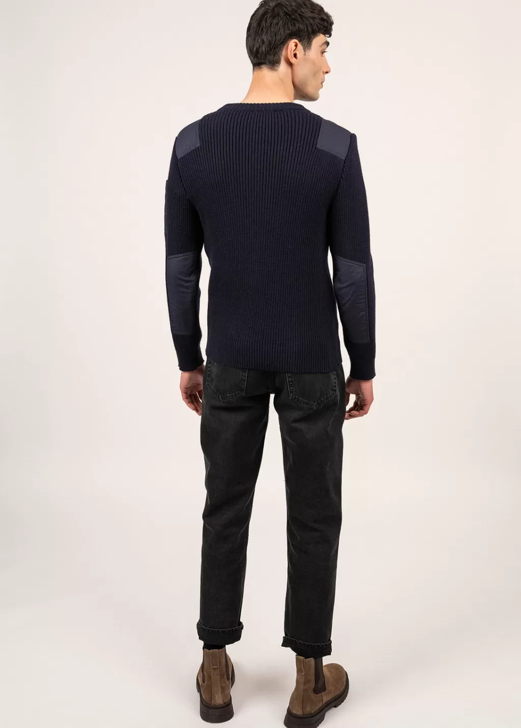 Online Saint James Condor military inspired jumper Marine