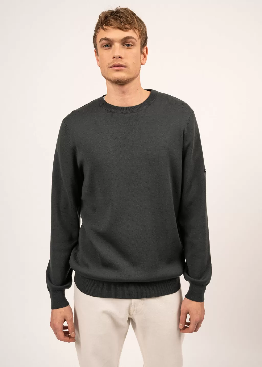 Best Saint James Cruiser round neck jumper Vegetal