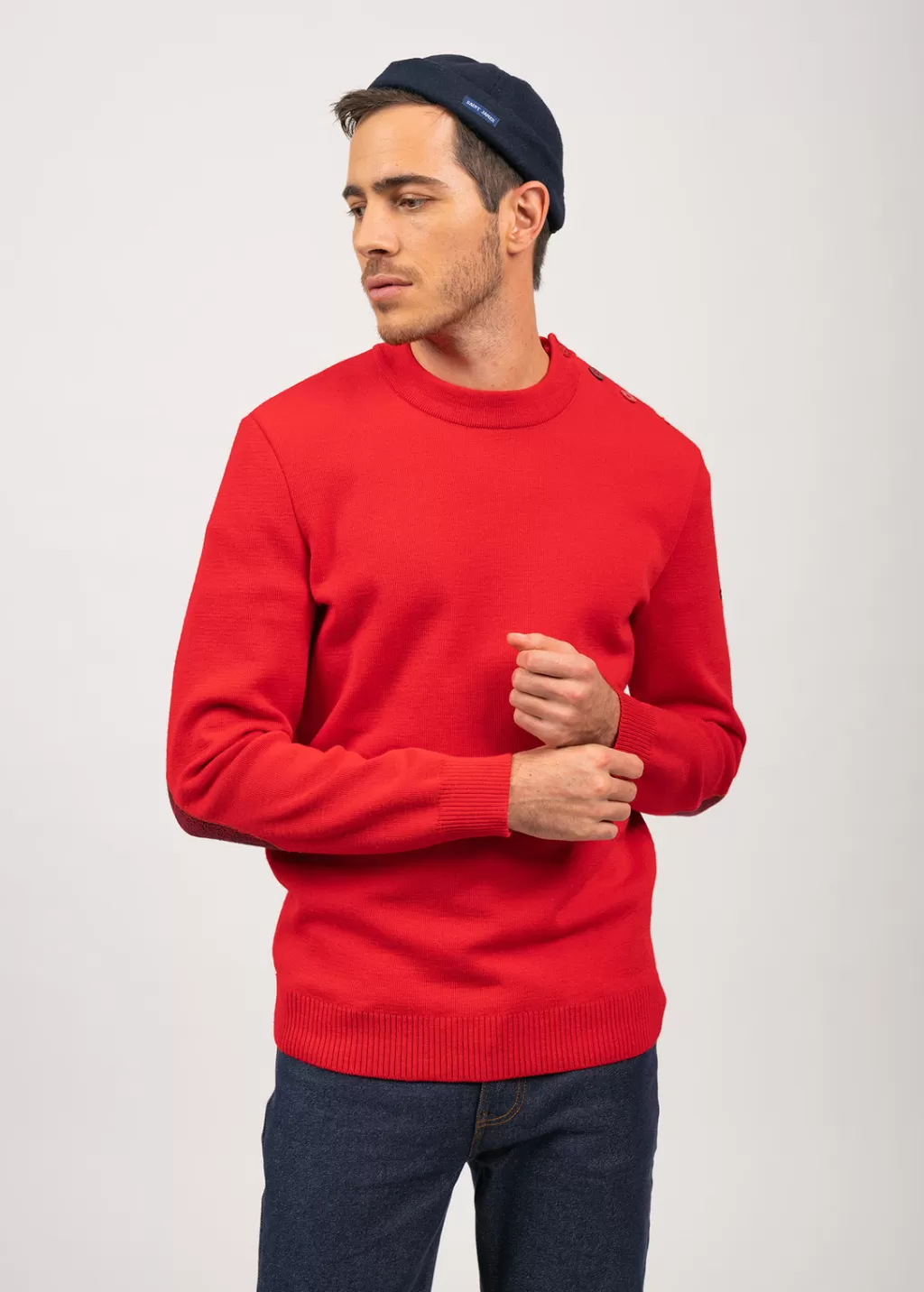 Clearance Saint James Dinan sailor jumper Rouge