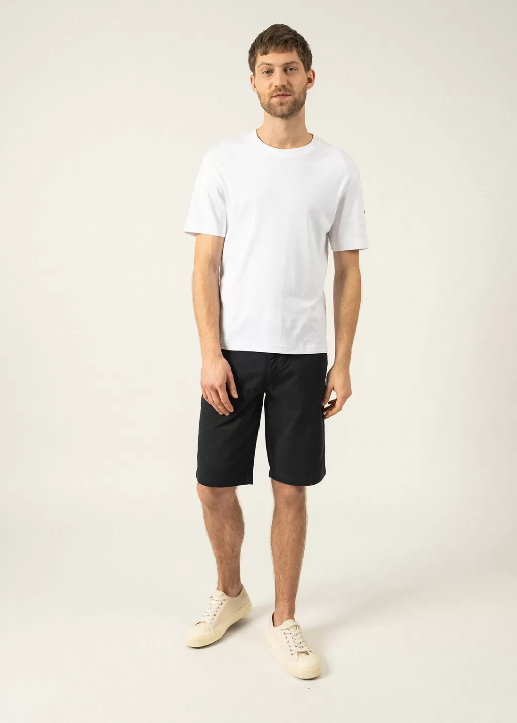 Outlet Saint James Doug straight Bermuda shorts Navy