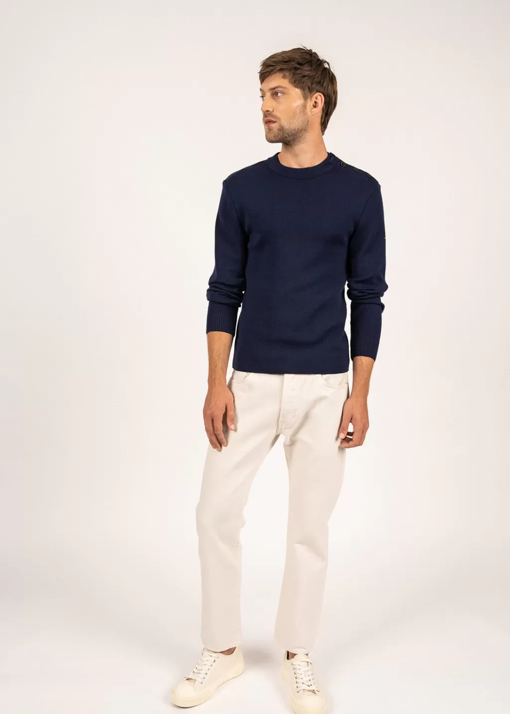 Sale Saint James Estran wool sailor jumper Insigne