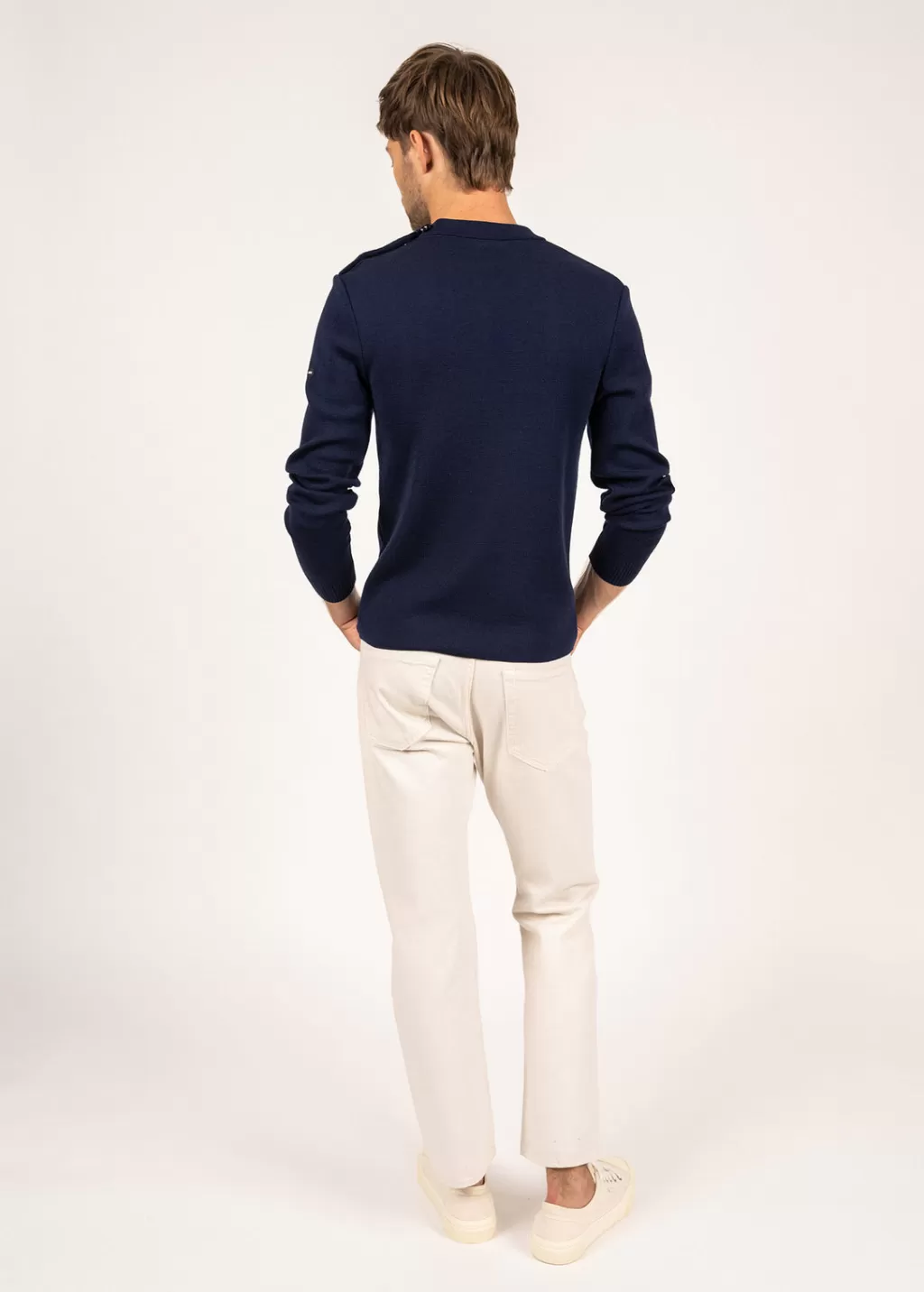 Sale Saint James Estran wool sailor jumper Insigne