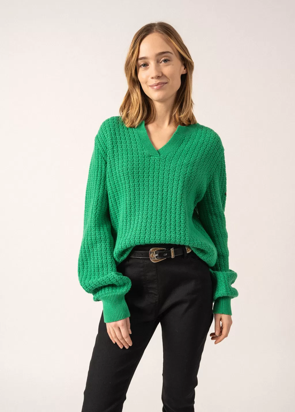 Discount Saint James Fairlie V-neck Jumper Trefle