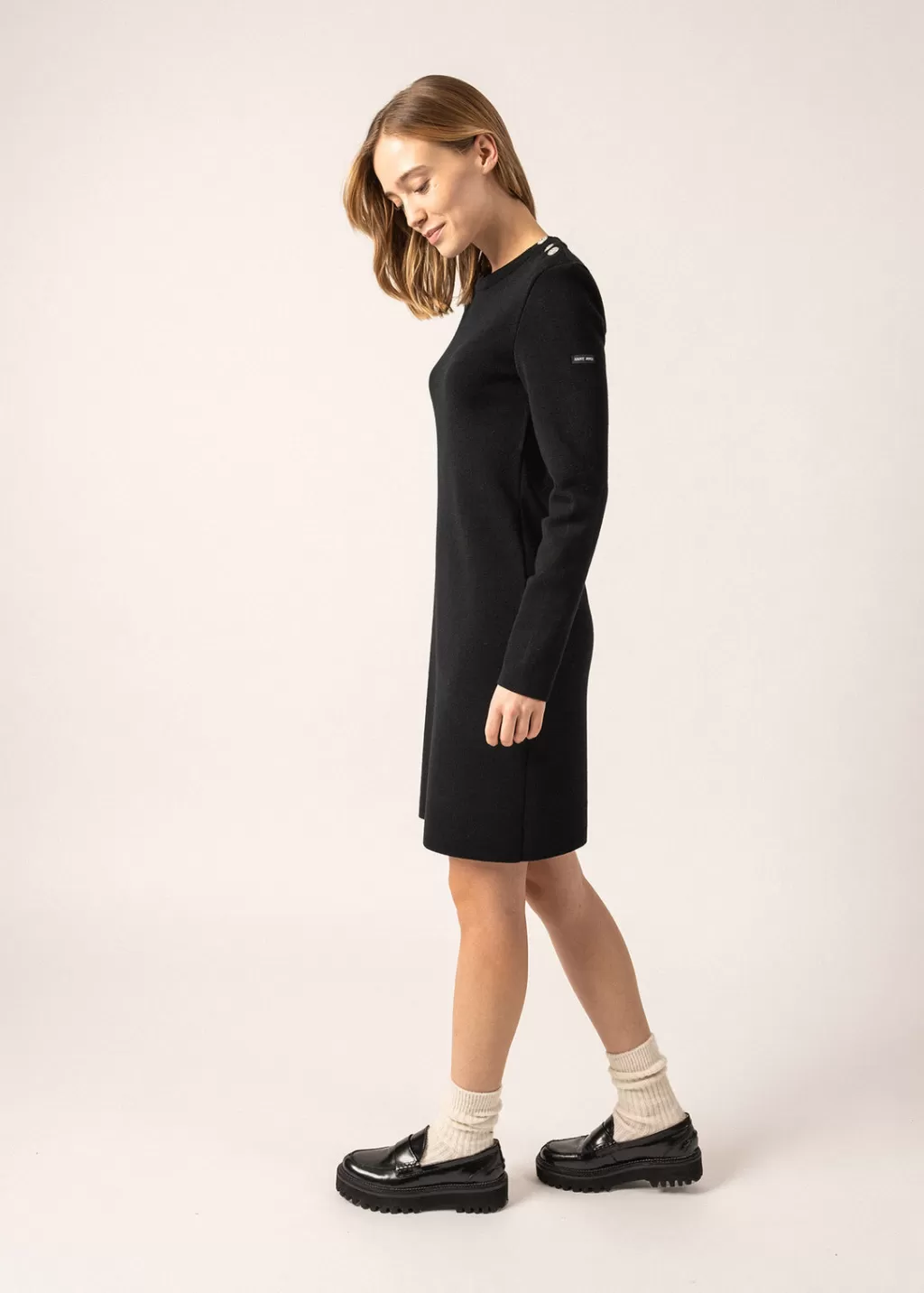 Hot Saint James Grande Marée jumper dress Noir