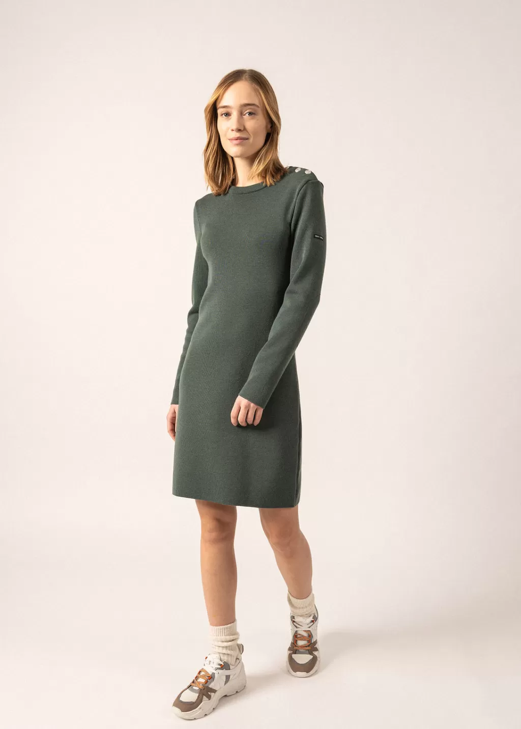 Hot Saint James Grande Marée jumper dress Vegetal