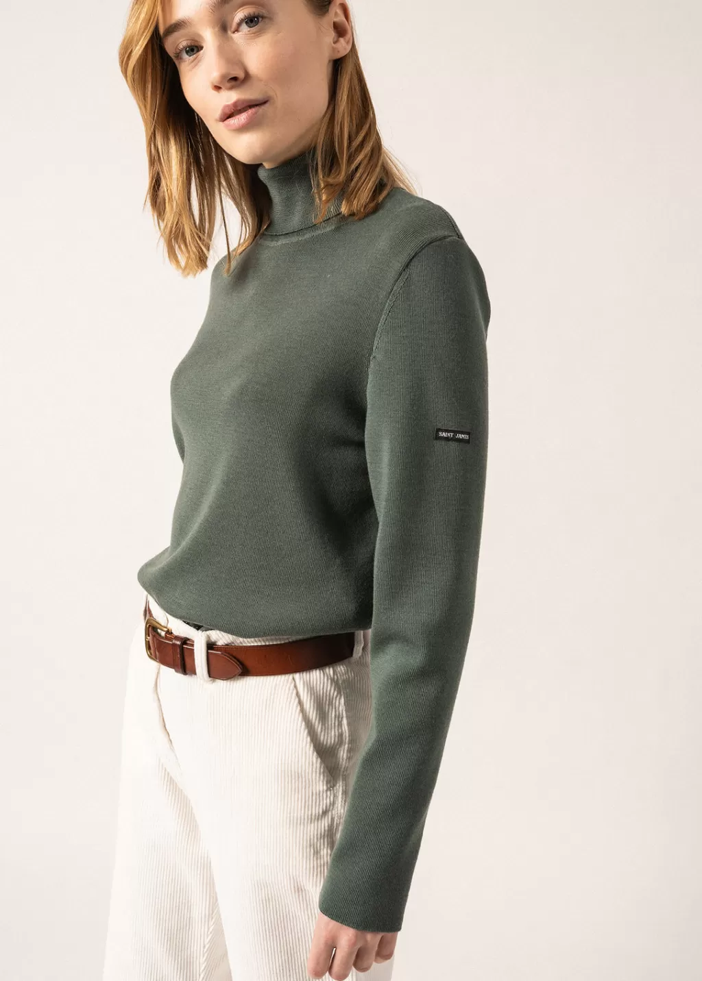 Online Saint James Houat turtleneck jumper Vegetal