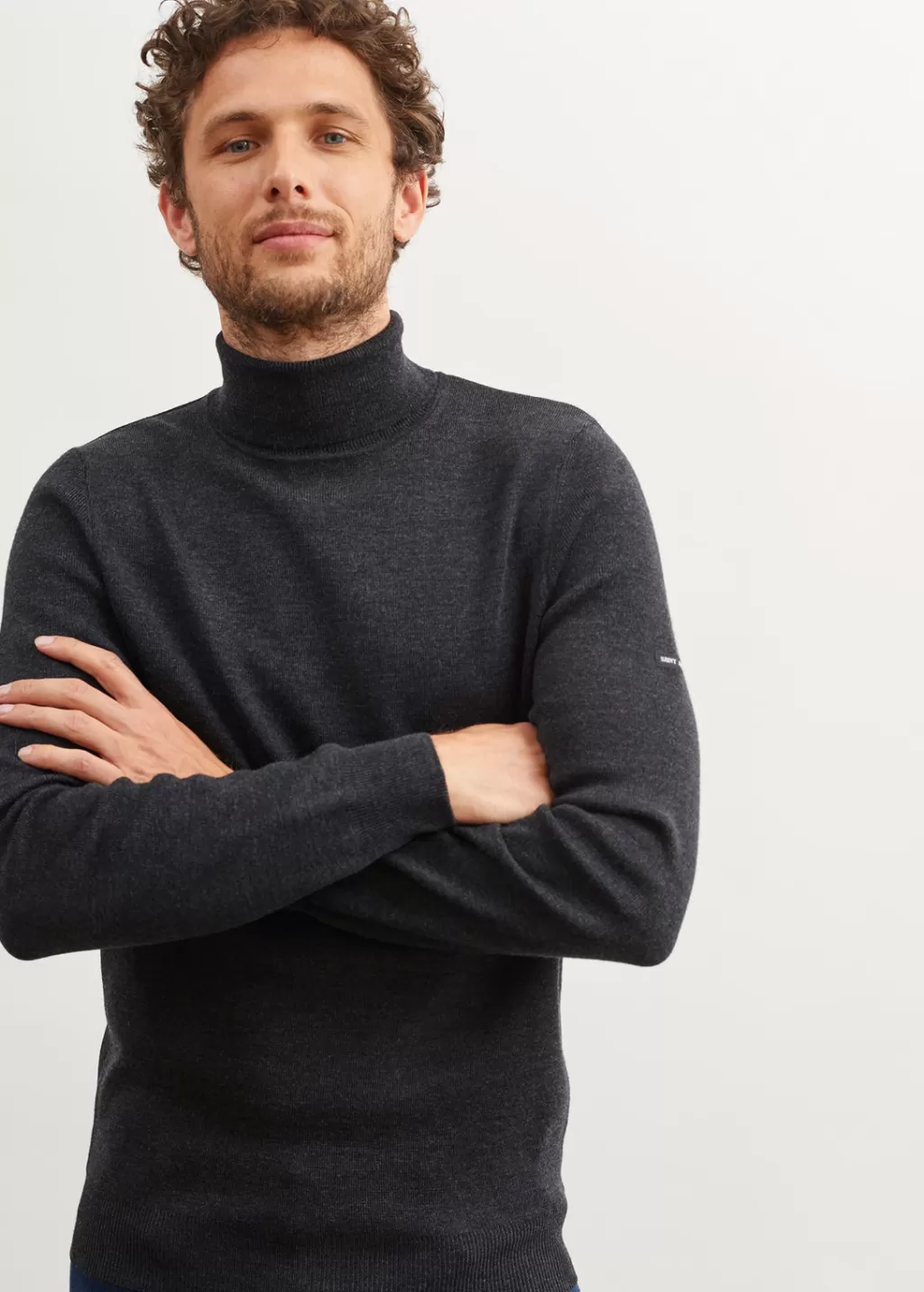 Shop Saint James Lery jumper Anthracite