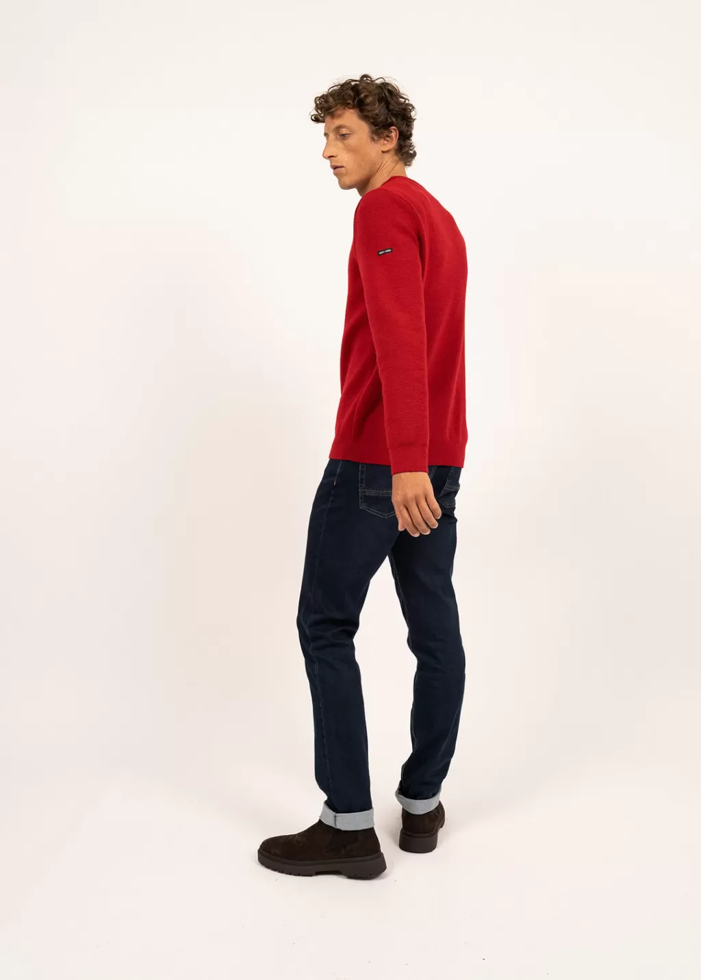 Discount Saint James Locronan round neck jumper Medoc