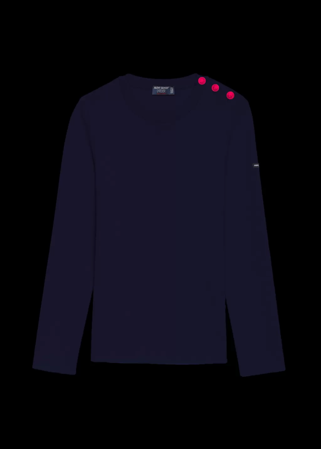 Fashion Saint James Marée authentic sailor jumper Navypop/magenta