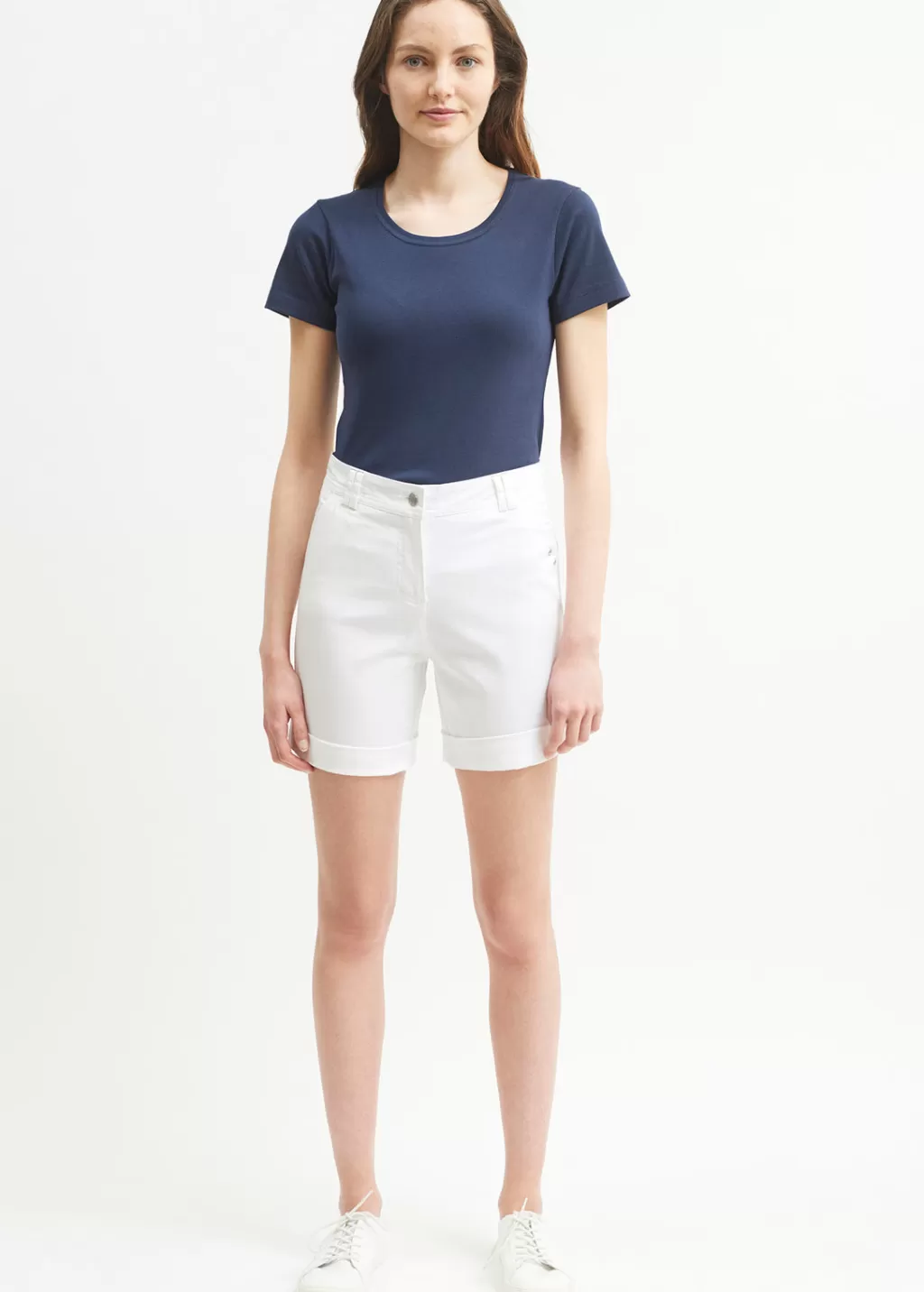 New Saint James Marie Bermuda shorts Blanc