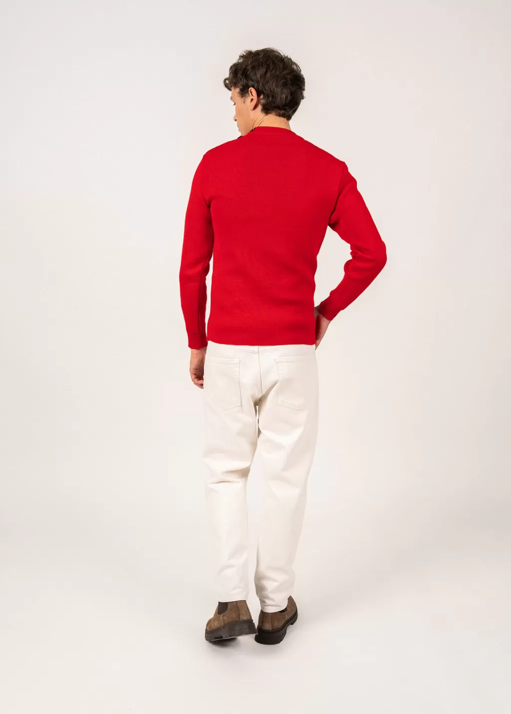 Sale Saint James Matelot authentic sailor jumper Rouge