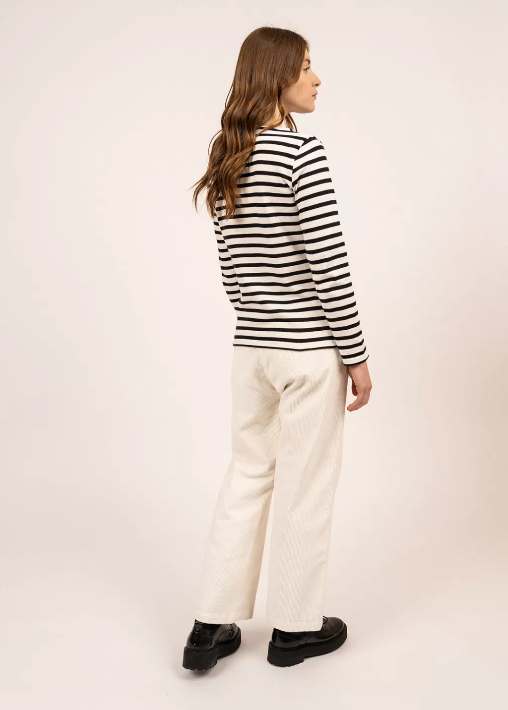 Online Saint James Meridame striped sailor shirt Ecume/noir