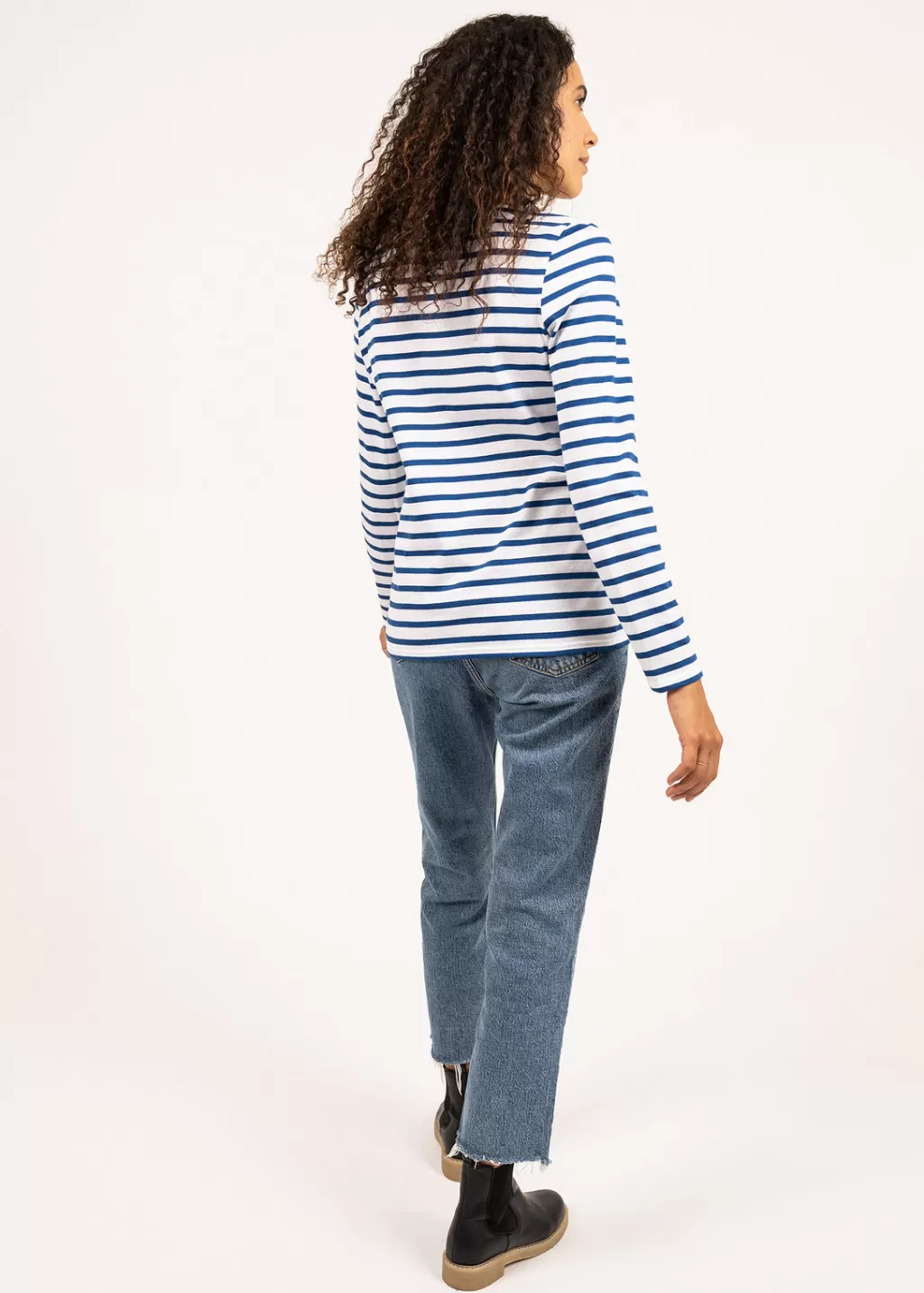 Flash Sale Saint James Minquidame striped sailor shirt Neige/gitane