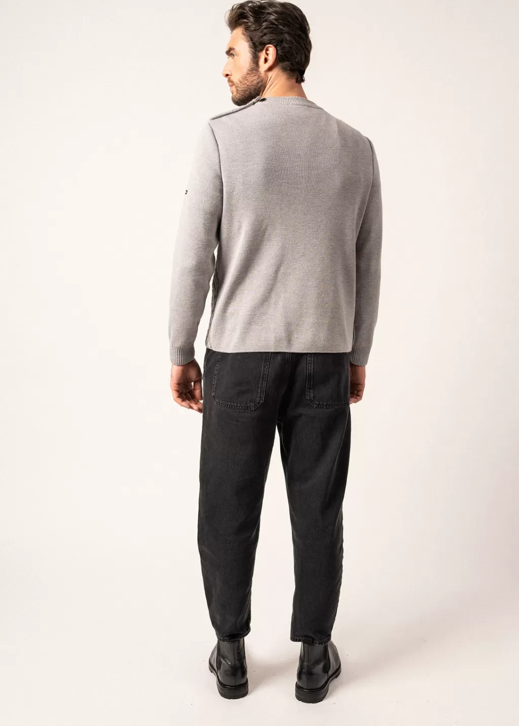 Store Saint James Moirans Wool Sailor Jumper Perlechine