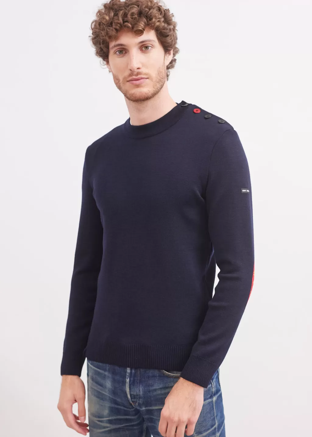 Shop Saint James Mondiovision Normandy jumper