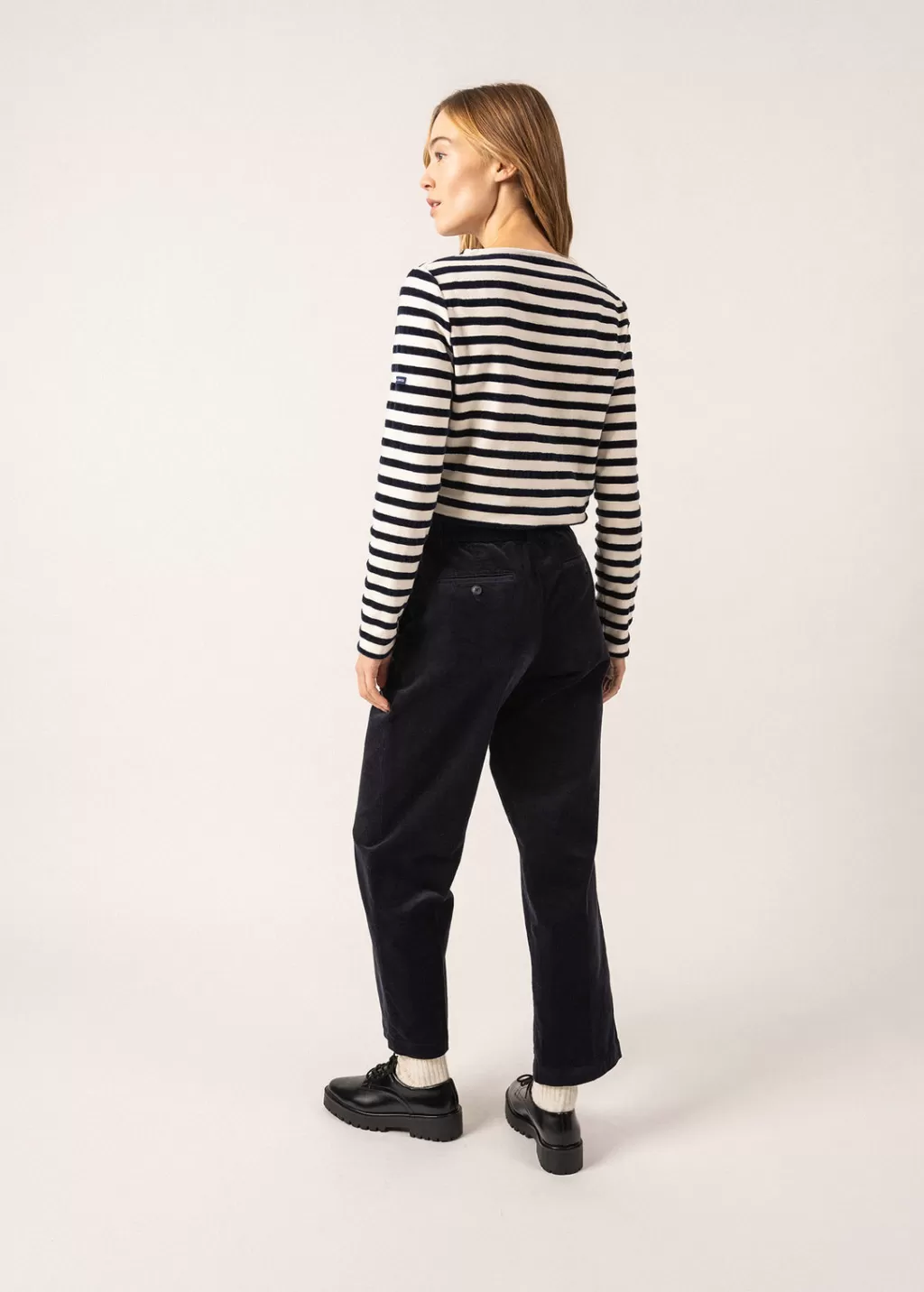 Online Saint James Méridame Campus Breton Shirt Ecume/marine