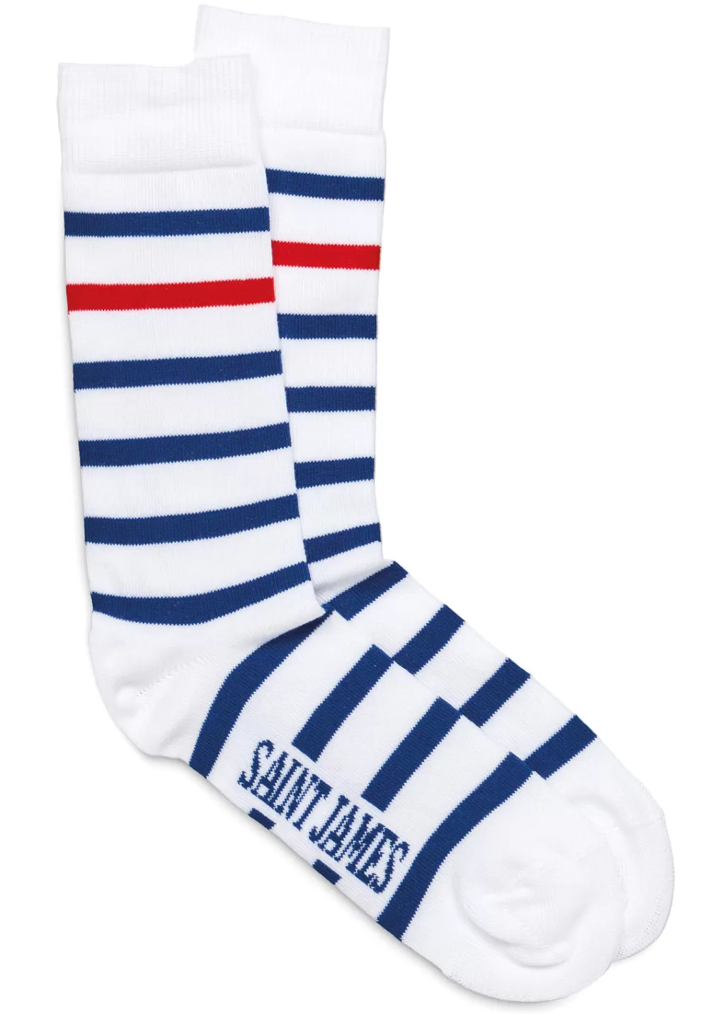 Sale Saint James Naval striped socks Blanc/gitane/tulipe