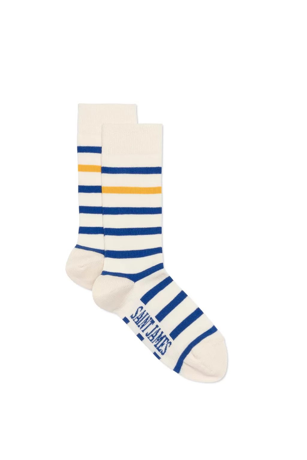 Cheap Saint James Naval striped socks Ecume/gitane/ambre