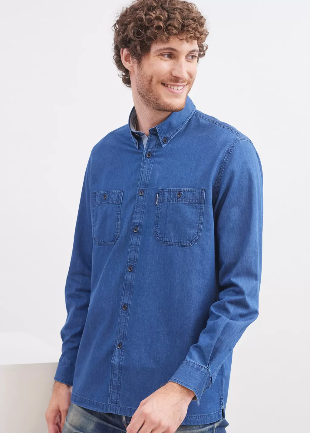 Sale Saint James New Lambert shirt Denim