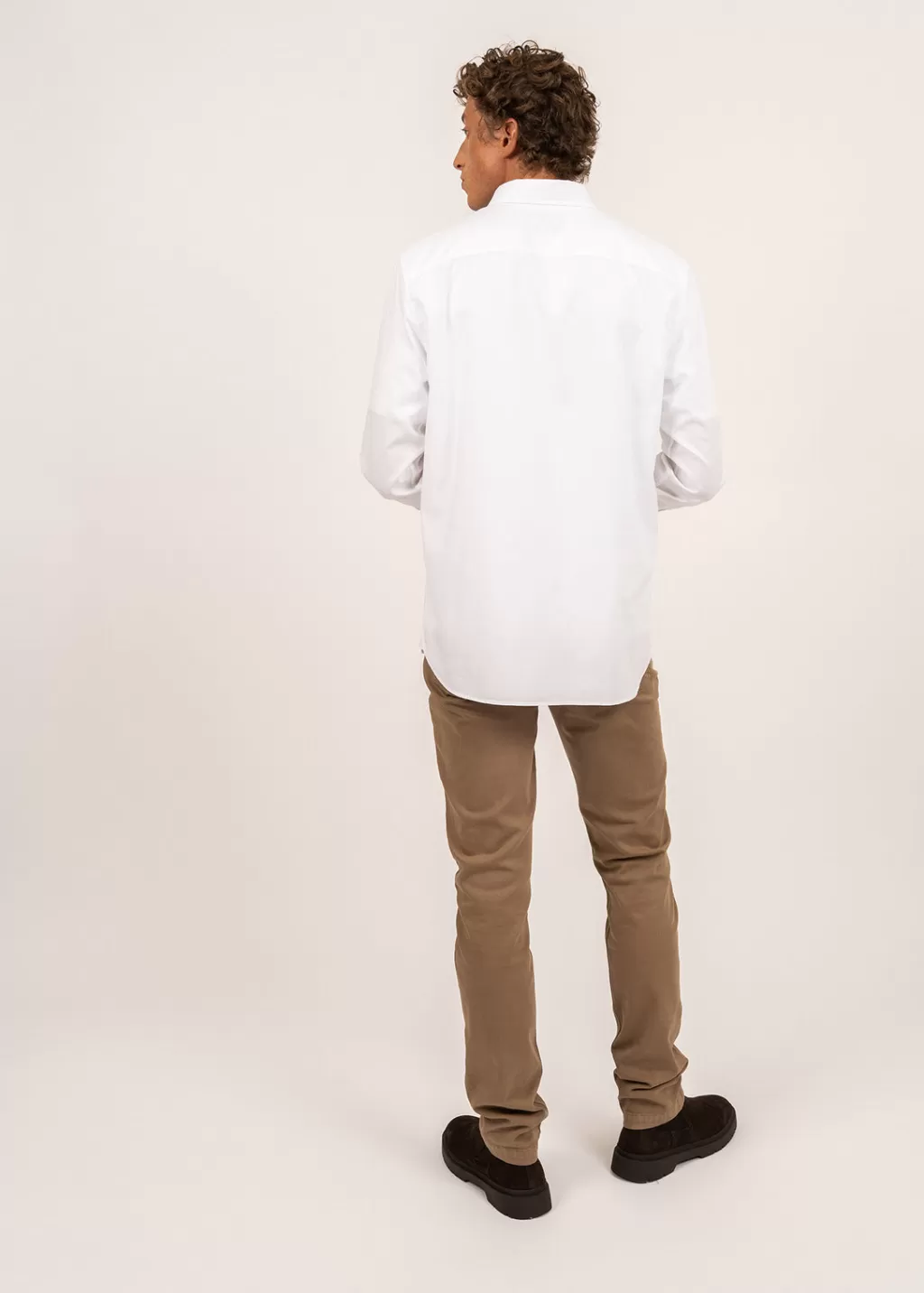 Online Saint James Oran classic shirt Blanc