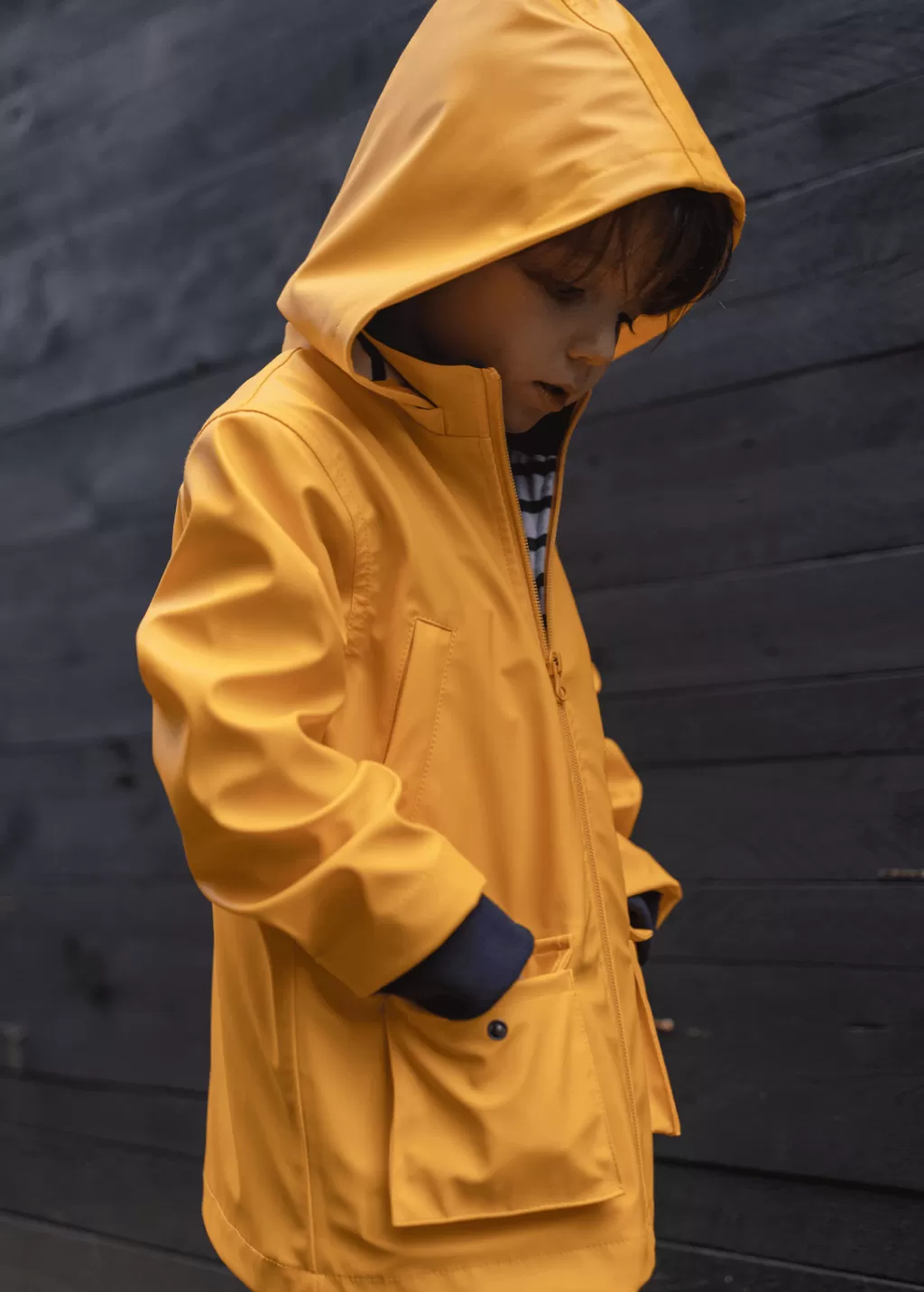 New Saint James Pacifique parka for kids Jaune