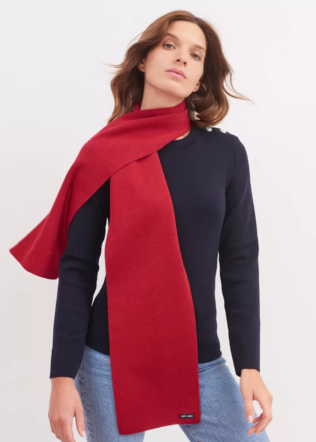 Best Saint James Plain scarf Medoc