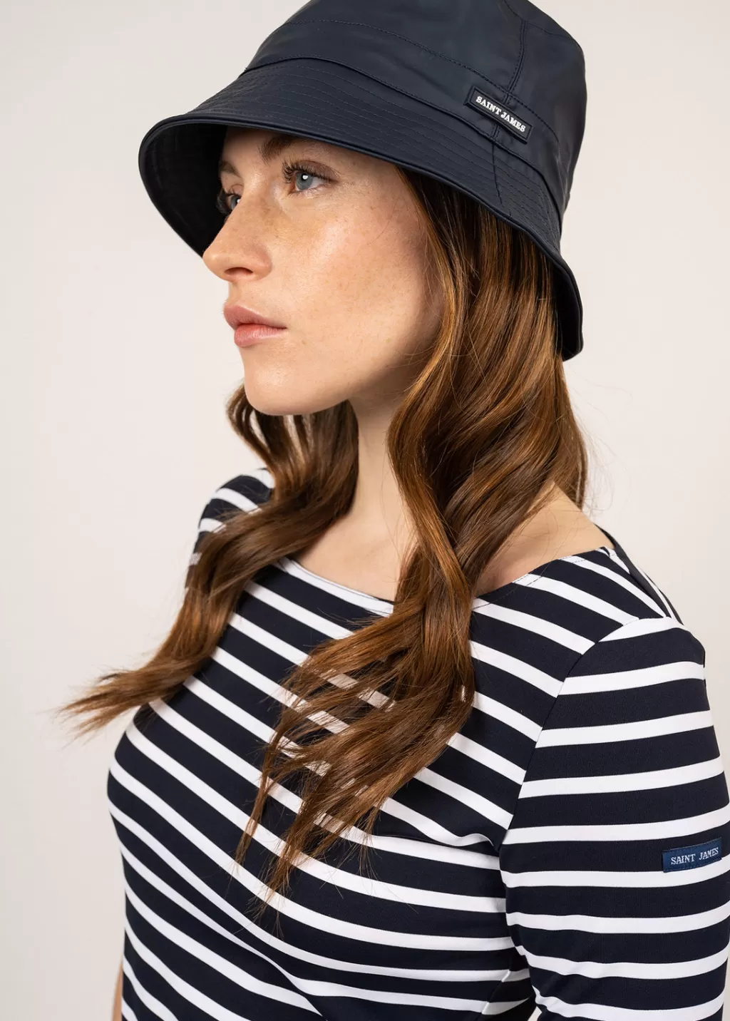 Flash Sale Saint James Rain bucket hat Marine