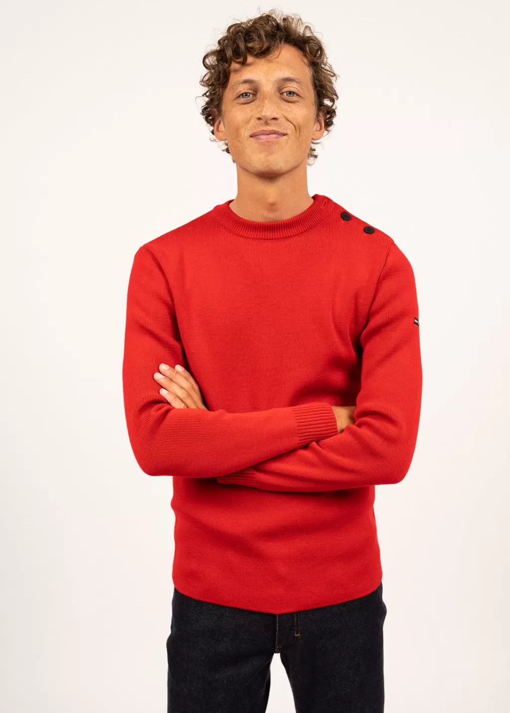 Best Sale Saint James Rochefort sailor jumper Rouge