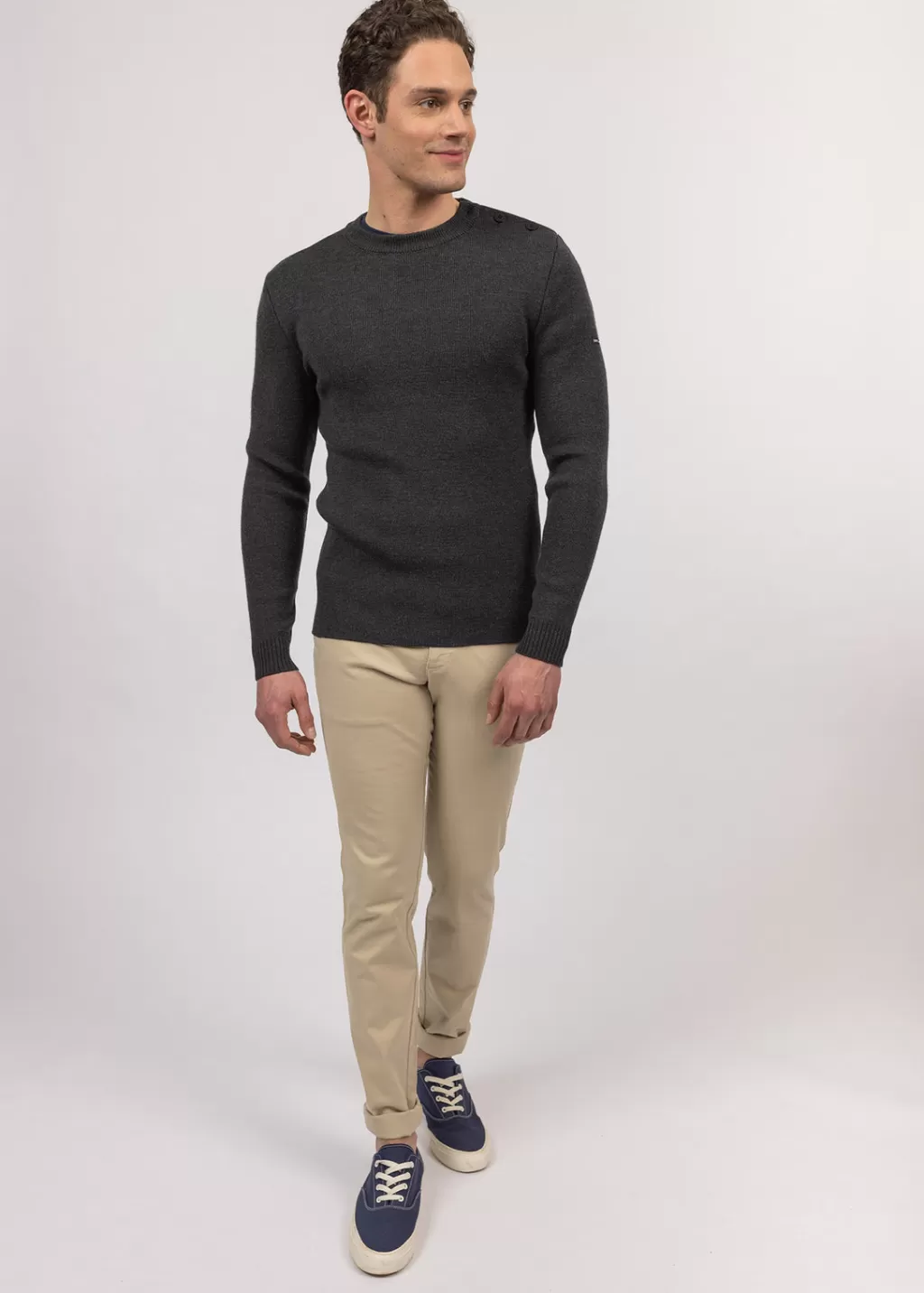 Hot Saint James Rochefort sailor jumper Anthracite