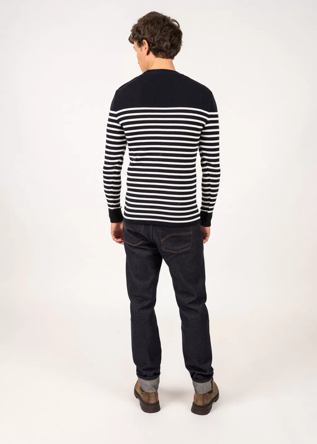 Store Saint James Rochefort striped sailor jumper Navy/ecume