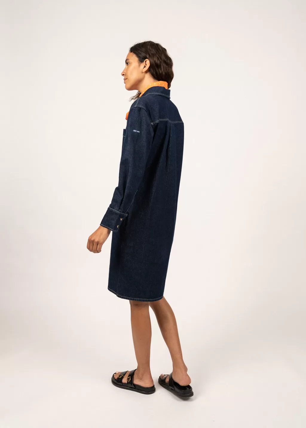 Sale Saint James Roxane denim shirt dress Jean