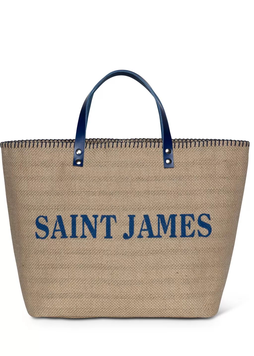 Fashion Saint James carrier bag Ecru/marine/gitane