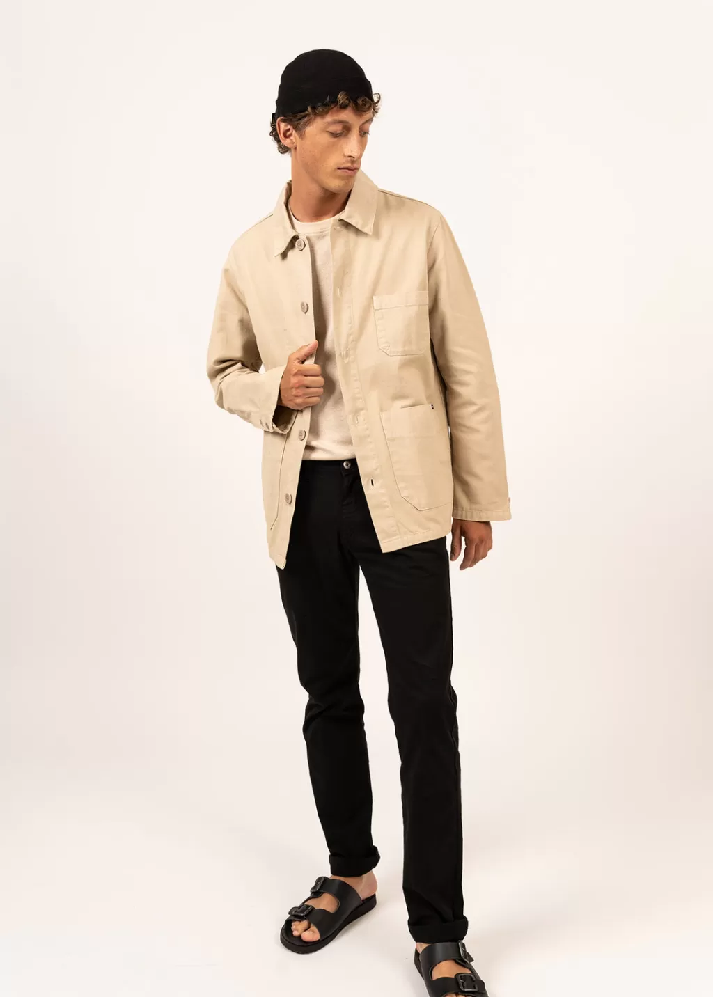 Fashion Saint James Sirocco fisherman's jacket Sable