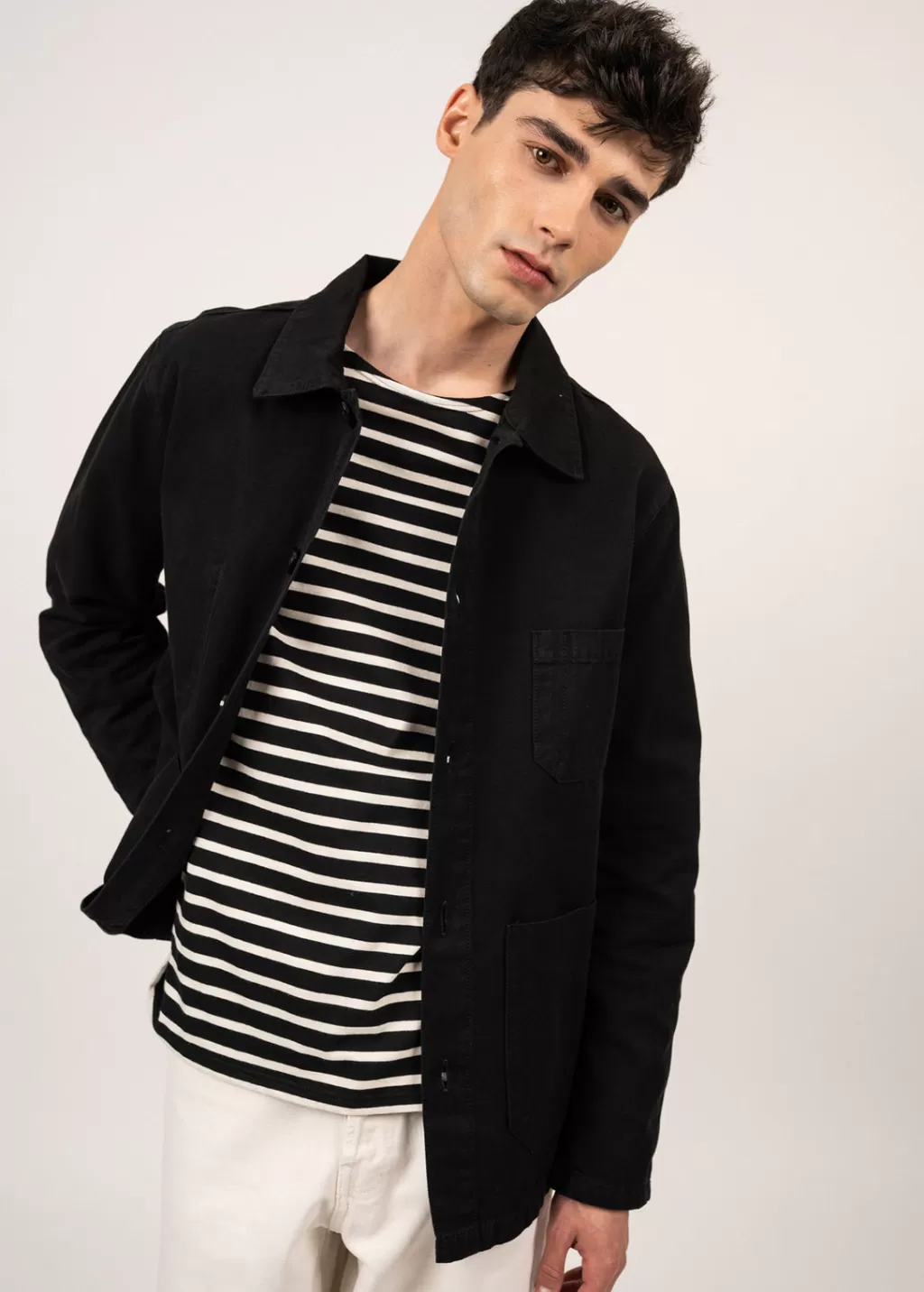 Sale Saint James Sirocco fisherman's jacket Noir