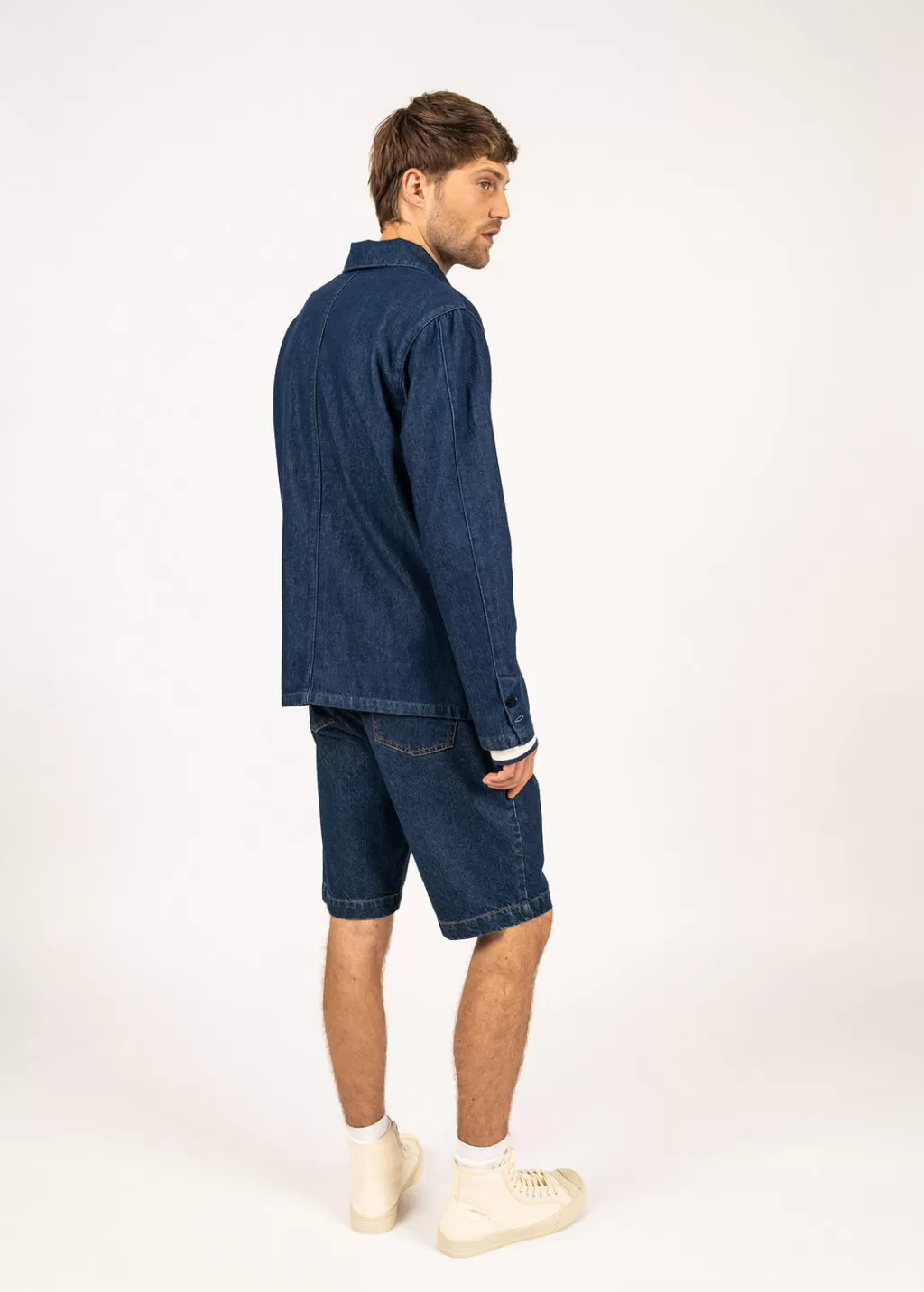 Outlet Saint James Sirocco fisherman's jacket Denim