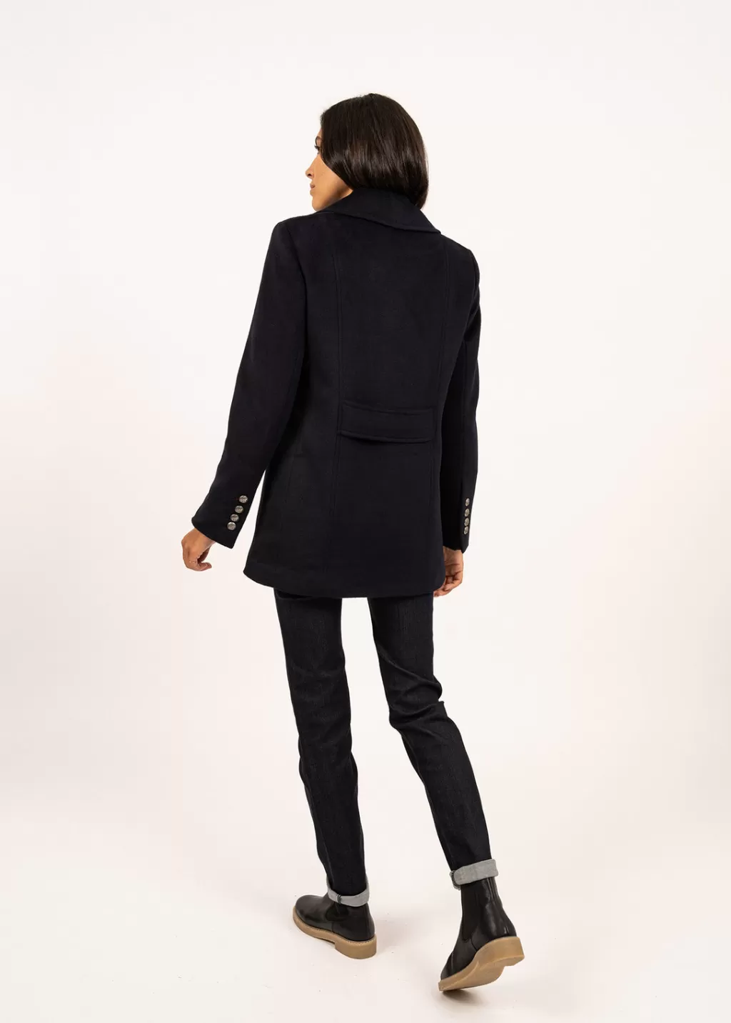 Online Saint James St Briac peacoat Navy